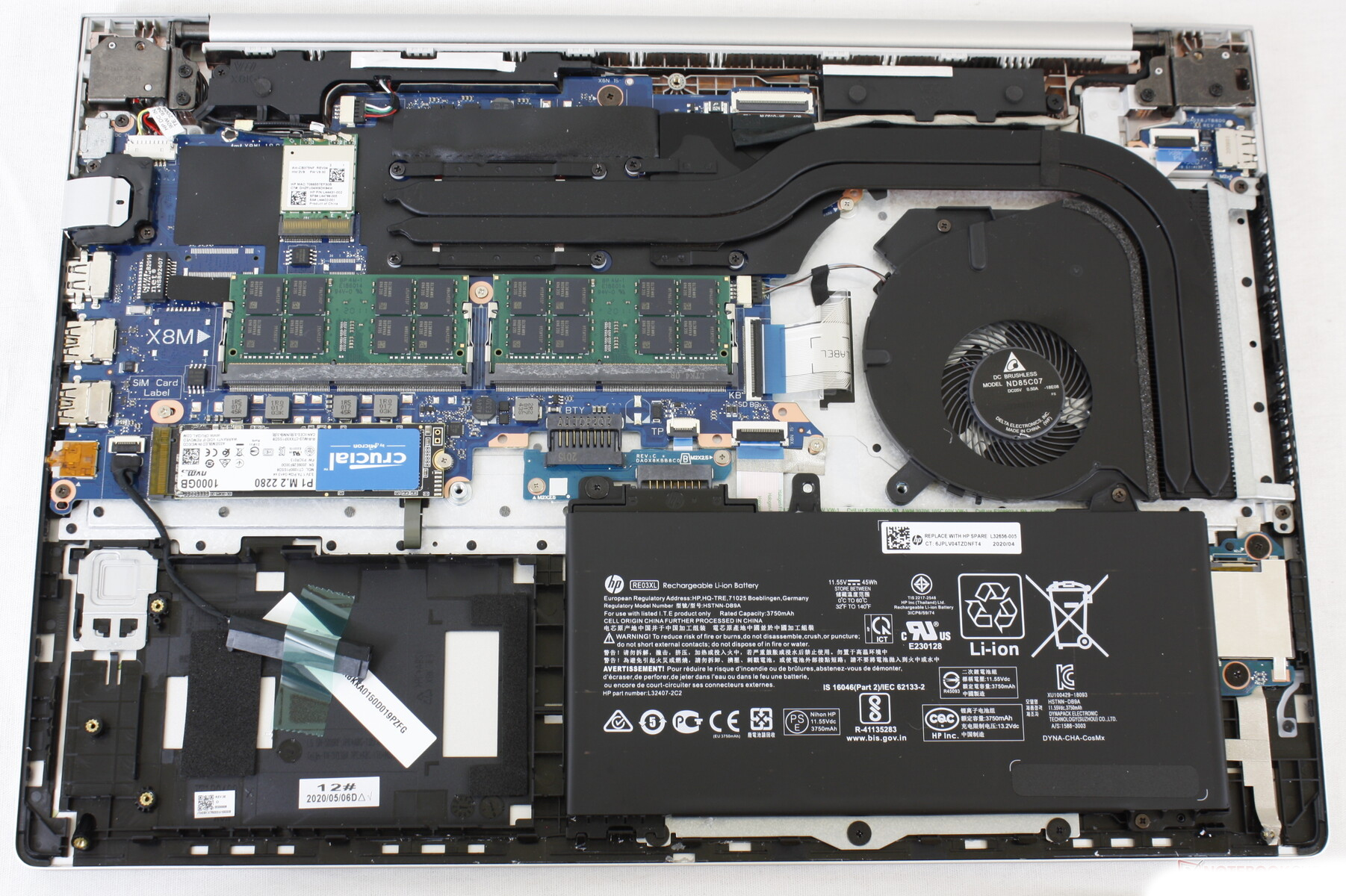 How to replace and fix HP Probook 450 G6 G7, 455R G6, 455 G7, HSN-Q22C, HSN-Q17C, HSN-Q25C, HSN-Q16C, backlit Russian RU keyboard original (HP ProBook 450 G7 8WC04UT)